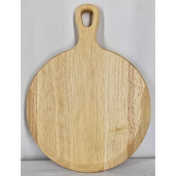 HEARTH & HAND WITH MAGNOLIA 10 " ROUND PADDLE BOARD W/ BEVELED EDGE - RUBBERWOOD - Picture 3 of 10